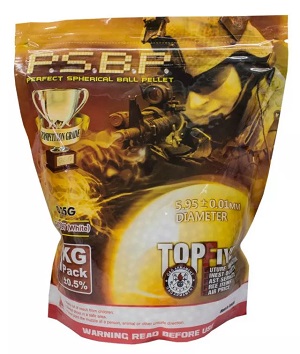 Kuličky BB G&G WHITE 0,25g 4000ks