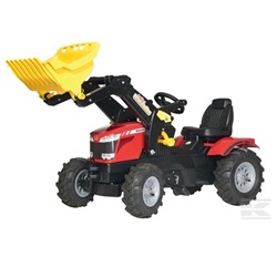 Massey Ferguson 8650 s čelním nakladačem a nafukovacími koly (R61114)