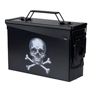 Bedna muniční cal.30 SKULL and Bones