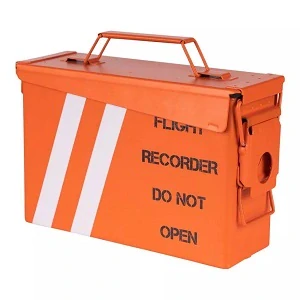 Bedna muniční cal.30 FLIGHT RECORDER