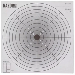 Terče pro vzduchovku RAZOR GUN 14x14cm 100ks