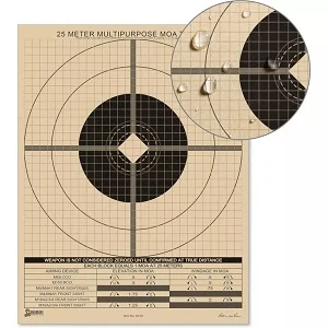 Terč voděodolný MULTIPURPOSE nastřelovací 25 metrů