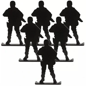 Kovové terče vojáků sada 6ks Beast Hunter