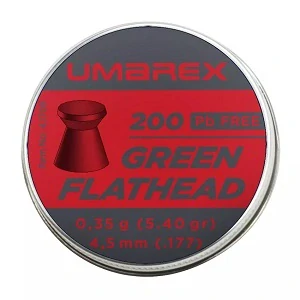 Diabolo UMAREX GREEN FLATHEAD Pb Free 4,5mm 200ks