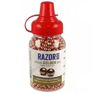 Broky BB RazorGun cal.4,46mm 1500ks zlaté dóza
