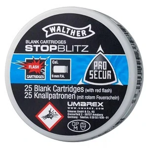 STN Walther ProSecur Stop Blitz 9mm pistole 25ks