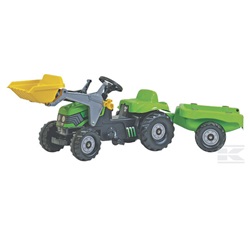 RollyKid Deutz s nakladačem a přívěsem (R02319)