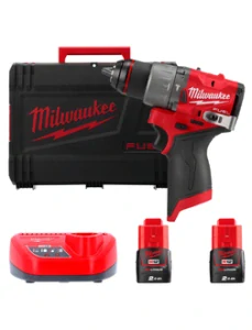 MILWAUKEE M12 FUEL™ Aku vrtačka s příklepem - kompaktní, 2x 2,0 Ah
