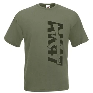 Triko s potiskem AK-47 black