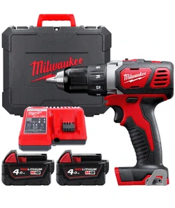 Milwaukee M18 BDD-402C aku vrtačka 60 Nm, 2× 4,0 Ah