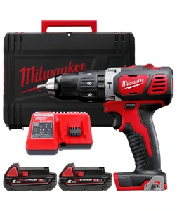 Milwaukee M18 BPD-202X aku příklepová vrtačka 2x 2,0 Ah