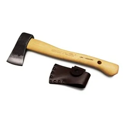 Hraničářská sekera KRUMPHOLZ 0,5kg , Hickory s koženým pouzdrem (0101)