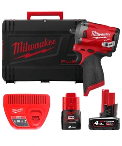Milwaukee M12FIW38-422X FUEL™ 3/8" rázový utahovák 4,0 + 2,0 Ah
