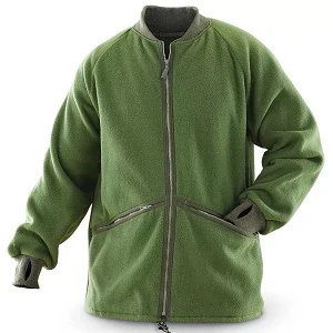 Britská fleece mikina Oliv