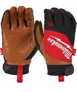 Milwaukee pracovní kožené rukavice HYBRID™ velikost S