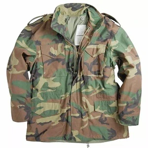 Polní bunda M65 woodland US ARMY předepraná