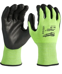 Milwaukee HI-VISIBLE rukavice Stupeň 3/C 12 párů velikost XL