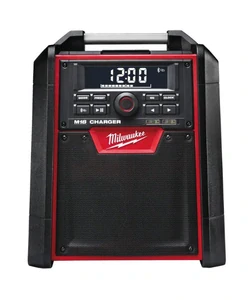 Milwaukee M18 RC-0 Bluetooth rádio a nabíječka
