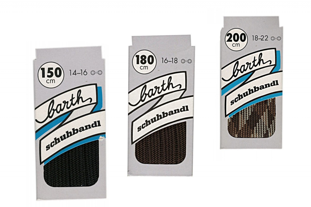 Ploché tkaničky do turistických bot Barth 150 cm (IT-980099150)