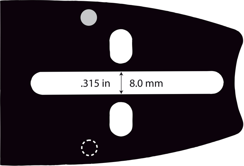 Vodící lišta 18" (45 cm), 3/8" 1,5 mm 64 článků, Oregon 188VXLHD176