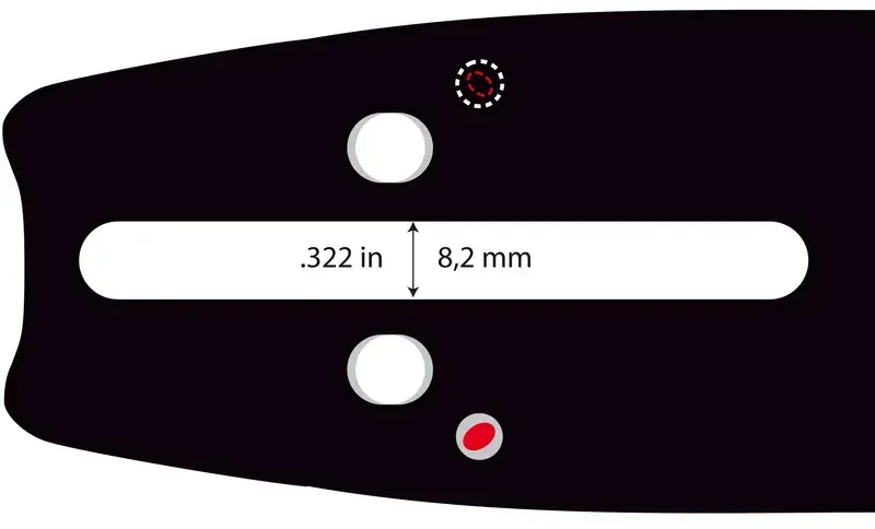 Vodící lišta 13" (33 cm), .325" 1,5 mm 56 článků, Oregon 138PXLBK095