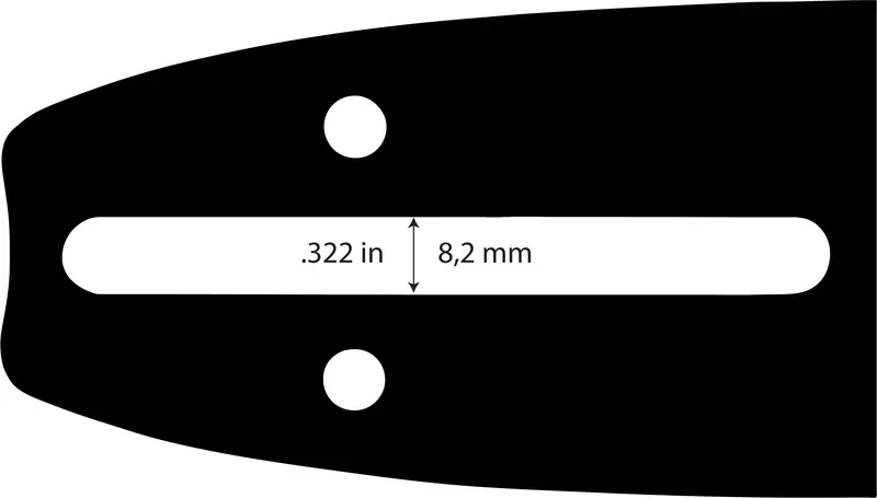 Vodící lišta 8" (20 cm), 3/8" 1,1 mm 34 článků, Oregon 084MLEA041