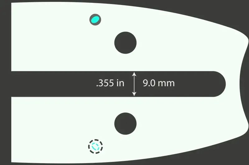 Vodící lišta 36" (90 cm), 3/8" 1,6 mm 115 článků, Oregon 363ATLD009