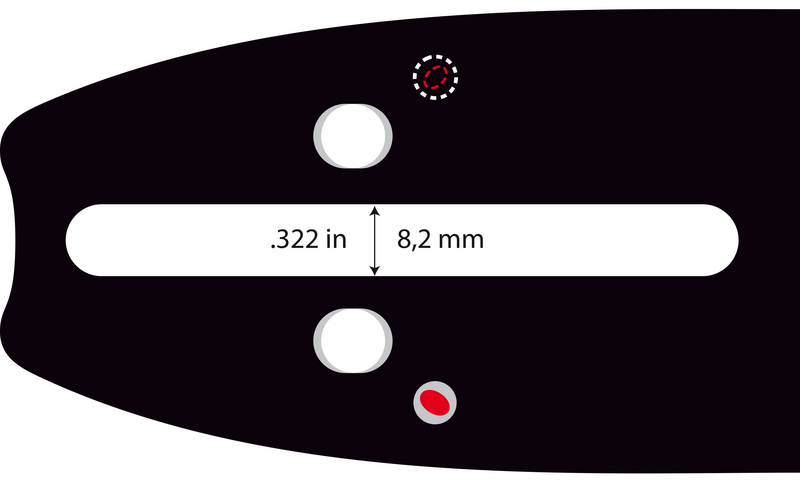 Vodící lišta 18" (45 cm), 3/8" 1,3 mm 60 článků, Oregon 180SDEA095