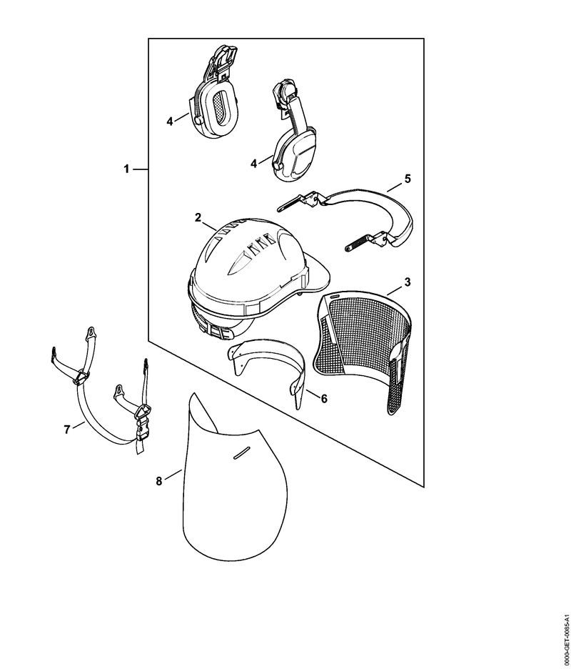 Sluchátka helmy Basic STIHL (00008899019)