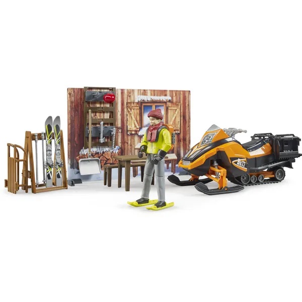 Chata se sněžným skútrem B-World Bruder (63102)