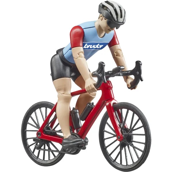 Cyklista na horském kole B-World Bruder 63110