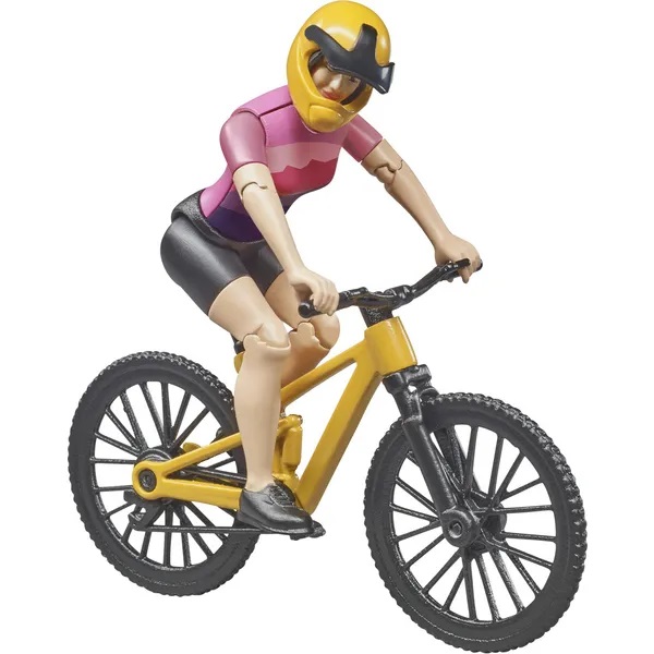 Cyklistka na horském kole B-World Bruder 63111
