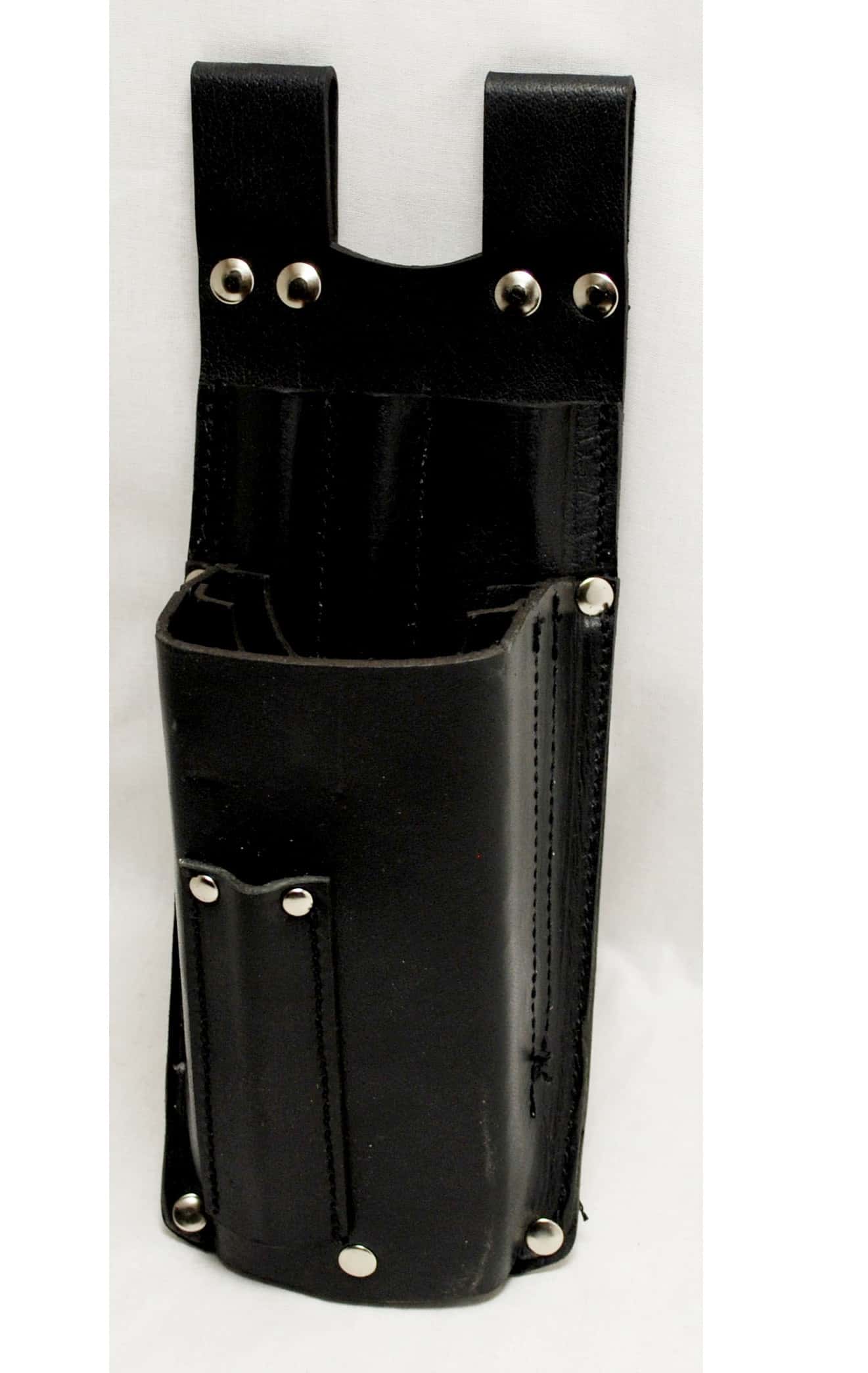 Kožené opaskové pouzdro na 3 klíny a pilníky Forest