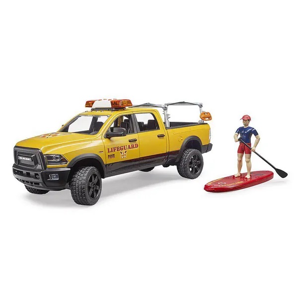 Auto pobřežní hlídky RAM 2500 Power Wagon s figurkou Bruder 02506