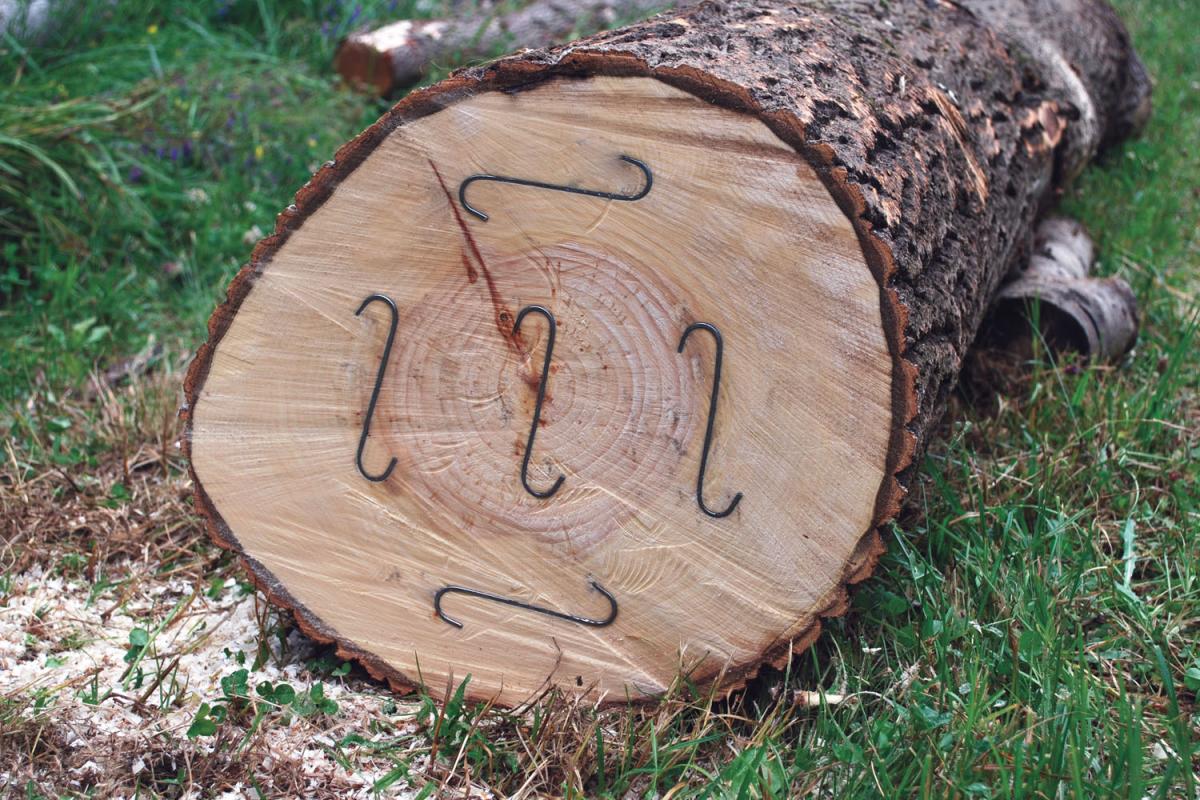 S-hák spona proti praskání dřeva 12 cm (IT-78200)