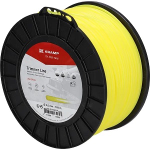Žací struna žlutá, kulatá, 3,0 mm x 169 m Kramp (KP-NL30169RKR)