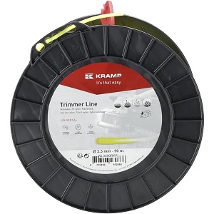Žací struna žlutá, kulatá, 3,3 mm x 90 m Kramp (KP-NL3390RKR)