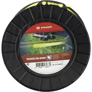 Žací struna žlutá, kulatá, 3,3 mm x 139 m Kramp (KP-NL33139RKR)