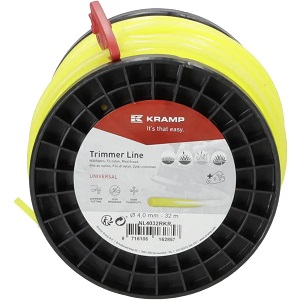 Žací struna žlutá, kulatá, 4,0 mm x 32 m Kramp (KP-NL4032RKR)