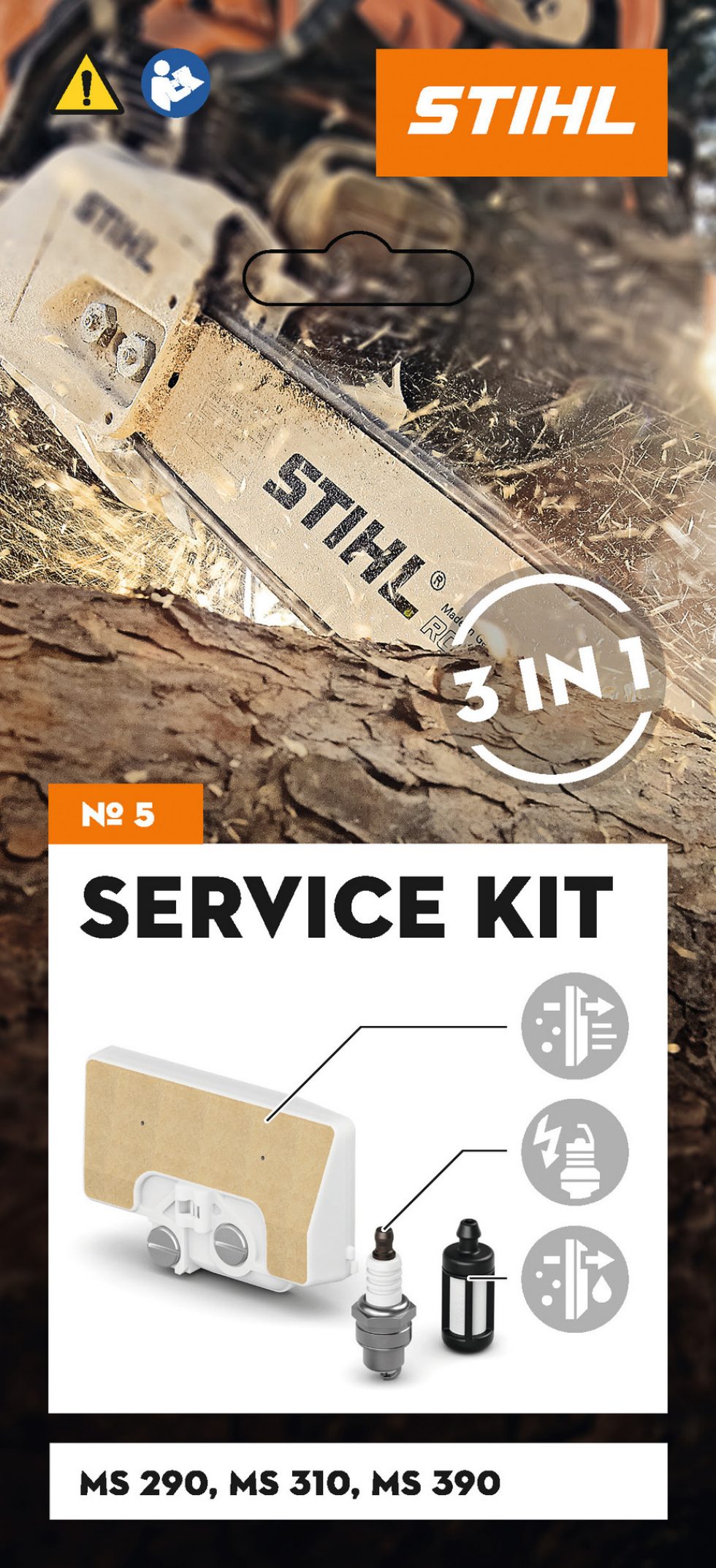 Servisní kit 5 pro pily STIHL MS 290, 310, 390 (11270074100)