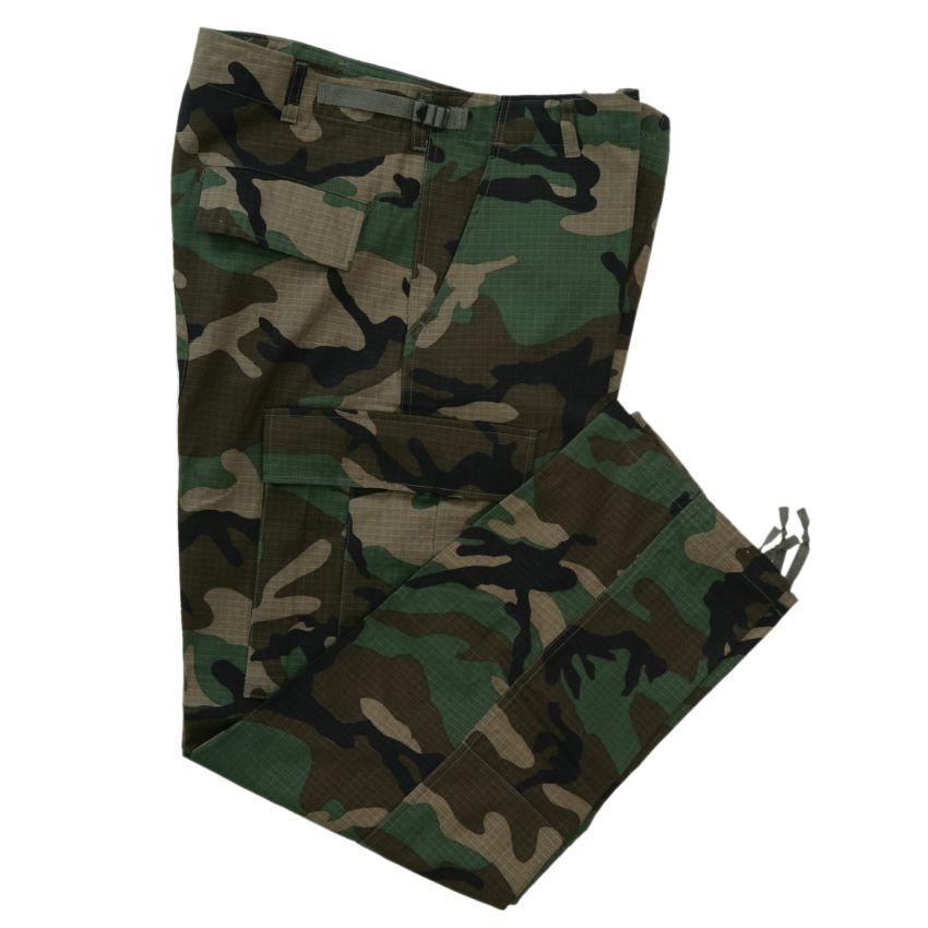Kalhoty U.S. BDU Rip-Stop woodland S