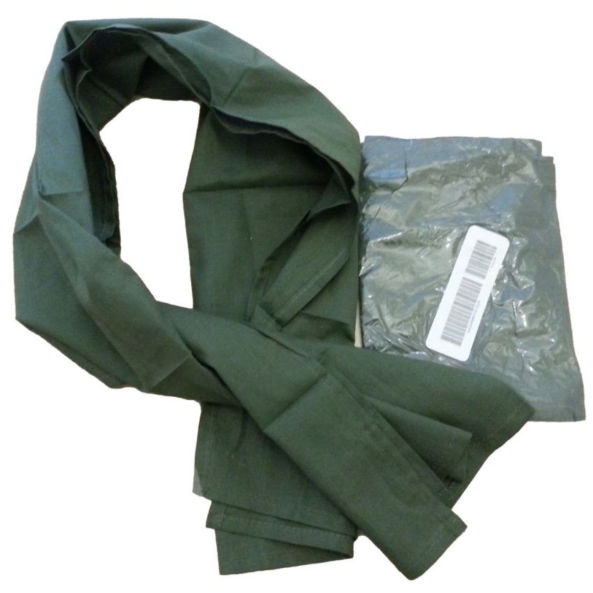 Šátek orig. Britský TROPICAL oliv 105x40cm