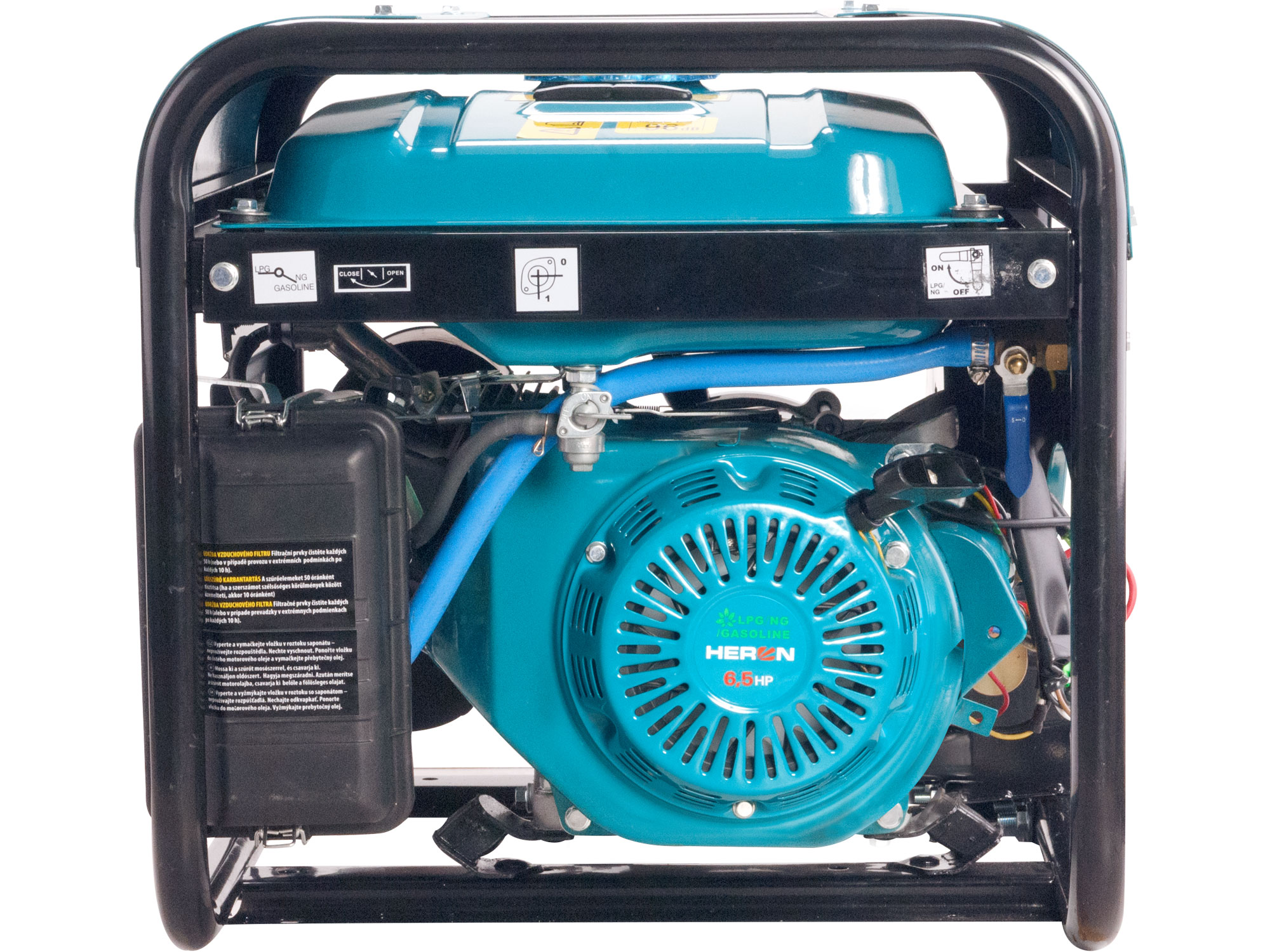 HERON elektrocentrála benzínová a plynová, 6,3HP/2,4kW (8896317)