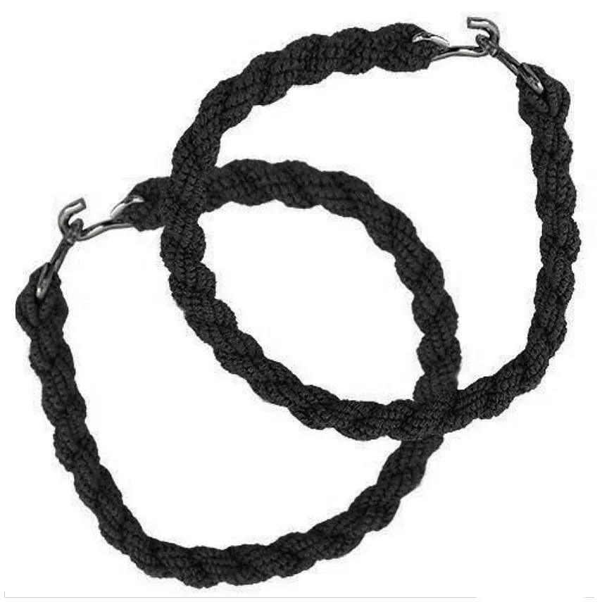 Gumičky na nohavice stahovací - černé