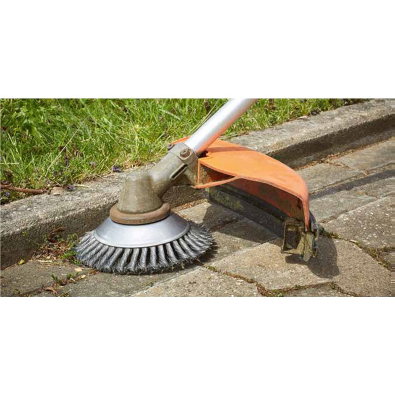 Drátěný kuželový kartáč na plevel 200x20mm (PR-00429106)