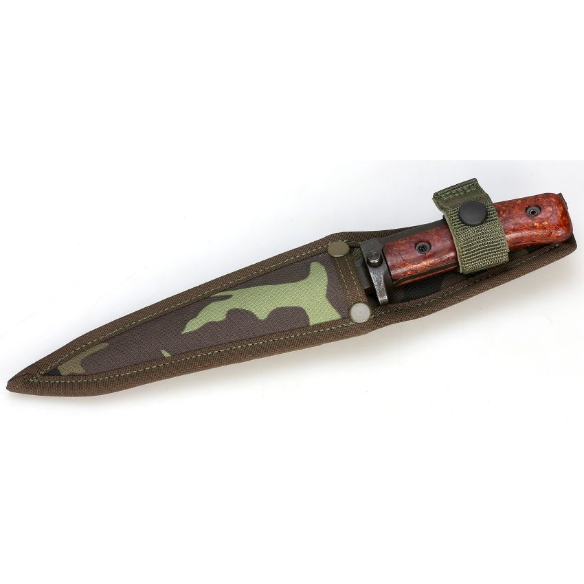 Bajonet vz.58 provedení CAMO, použitý s pouzdrem MNS-2000