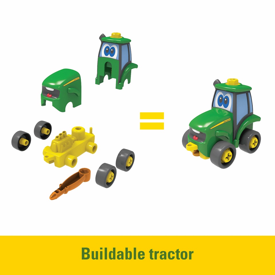 Sada šroubovacího traktoru John Deere Build-a-Buddy Johnny Tomy (47208)