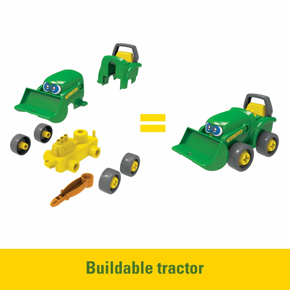 Sada šroubovacího traktoru John Deere Build-a-Buddy - Bonnie Tomy (47209)
