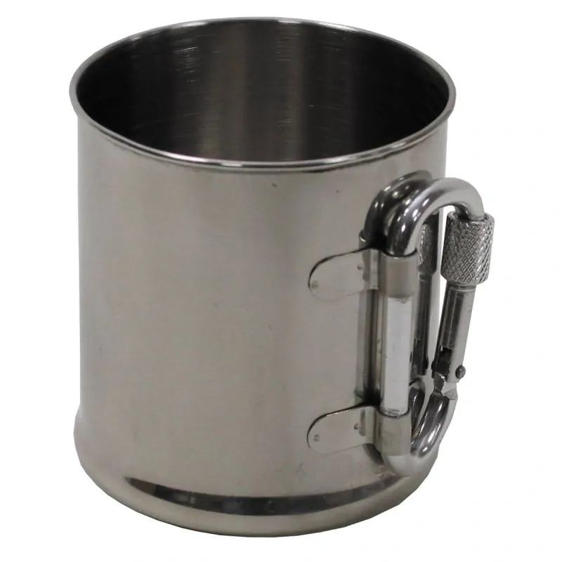 Hrnek STAINLESS s karabinou 250ml