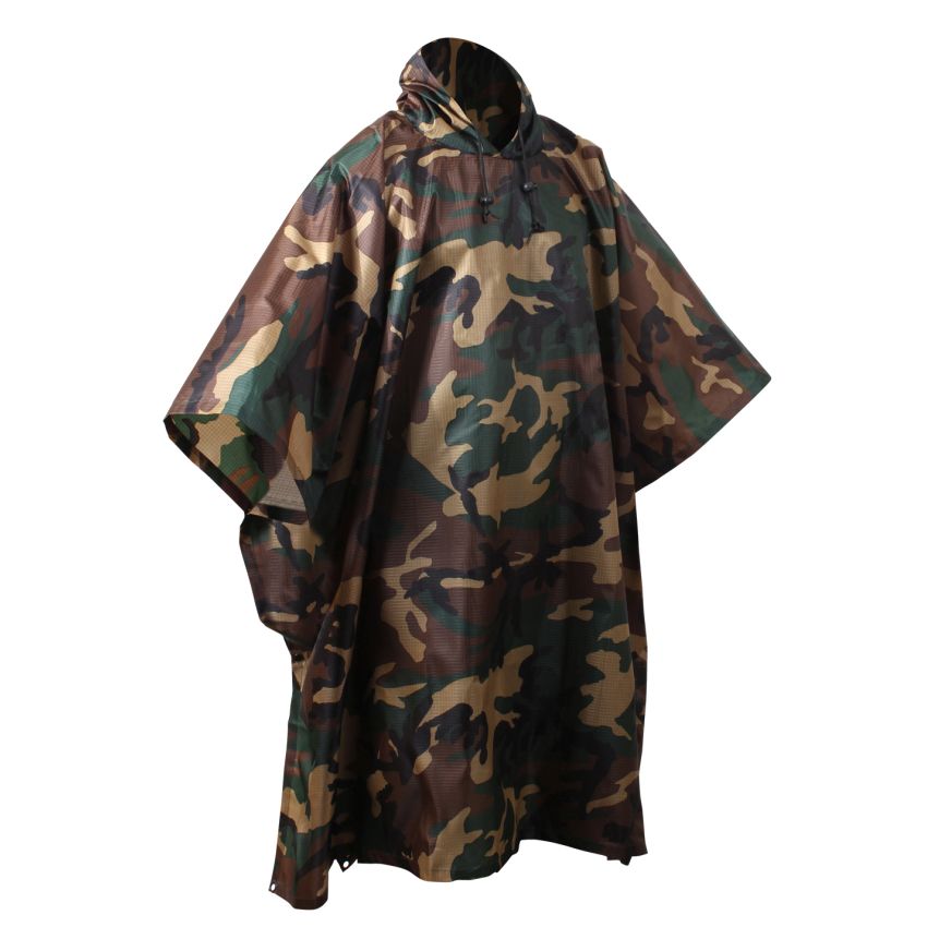 Poncho styl US ARMY woodland ROTHCO